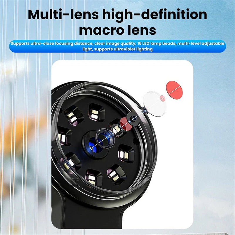 20X Handheld Magnifying Glass with 2" IPS Screen