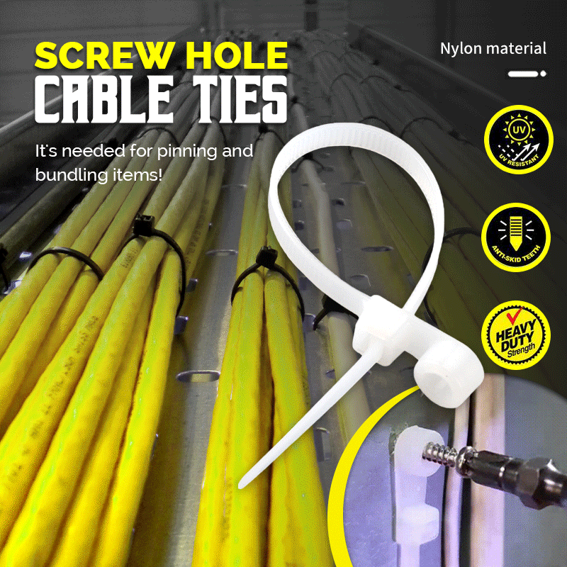 🧷 ✨Screw Hole Cable Ties