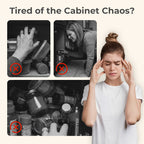Drill-Free Pull-Out Cabinet Organizer