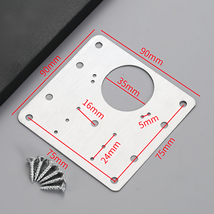 Stainless Steel Cabinet Door Hinge Repair Plate