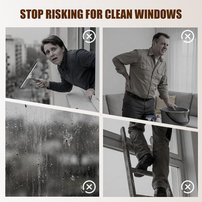 ✨🔥Automatic Window Cleaning Robot with Smart Spray🤖