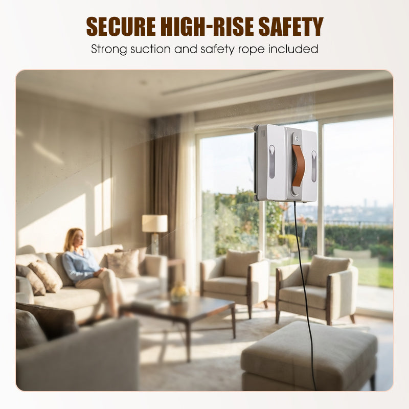 ✨🔥Automatic Window Cleaning Robot with Smart Spray🤖