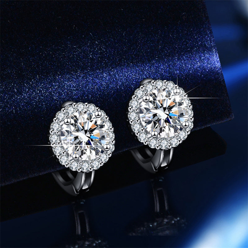 Brilliant Faux Moissanite Hoop Earrings for Women