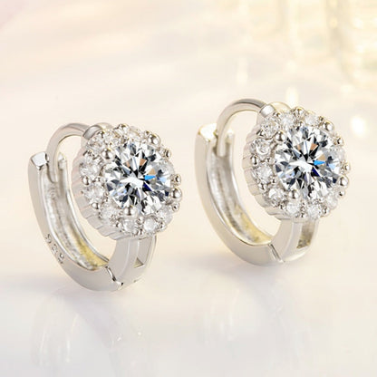 Brilliant Faux Moissanite Hoop Earrings for Women