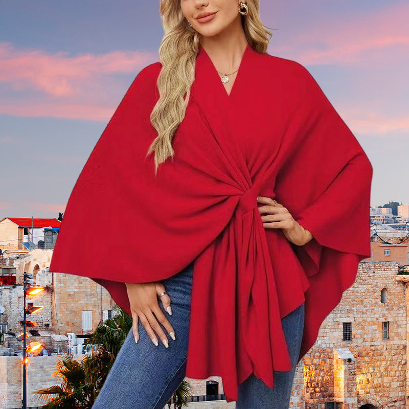 Women’s Cross Front Shawl Wrap