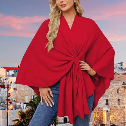 Women’s Cross Front Shawl Wrap