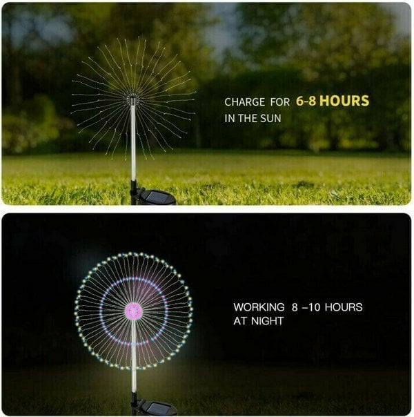 🎆Waterproof Solar Garden Fireworks Lamp