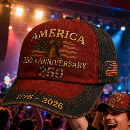 【1776-2026 Crown of Liberty】—Wear 250 years of American history on your head! 🧢✨