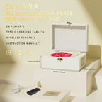 Rechargeable CD Player with Speaker & Bluetooth Transmitter