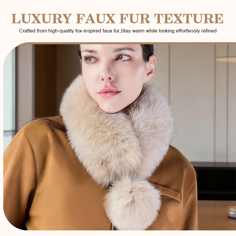 🧣Faux Fur Scarf with Magnetic Closure❄️