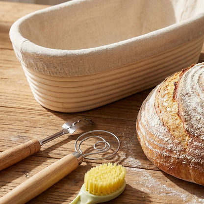 Oval/Round Bread Proofing Basket and Tool Set