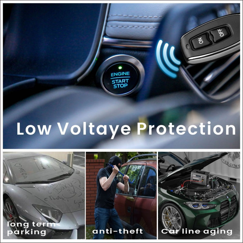 Anti-Theft Car Battery Disconnect Switch with Remote