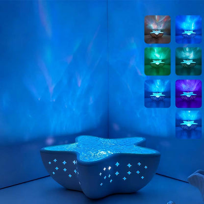 🌊🌟Starfish Ocean Wave Projector Lamp🎁