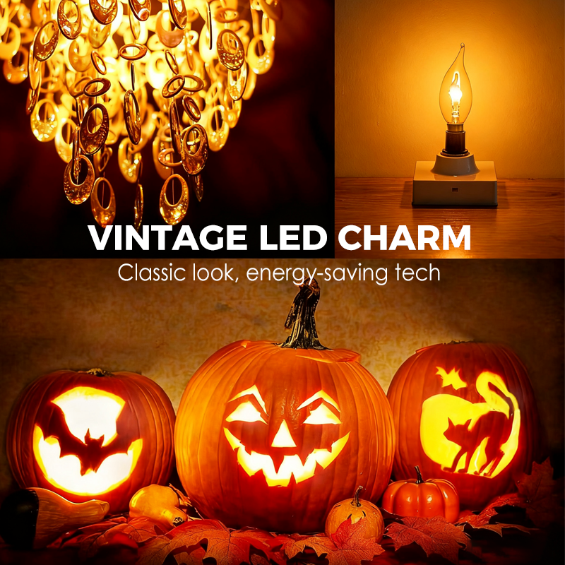 LED Flickering Flame Decoration Light Bulbs