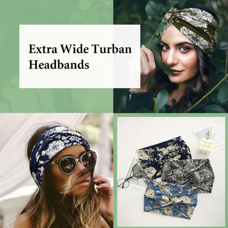 Wide Elastic Hair Band