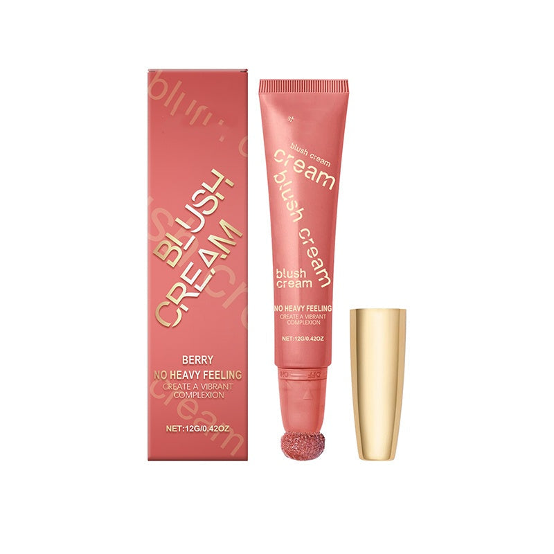 Natural Long-Lasting Shimmer Blush Cream