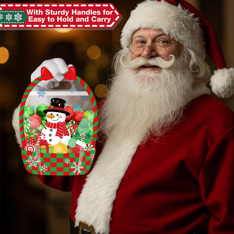 Halloween Transparent Sealed Favor Bags with Handles