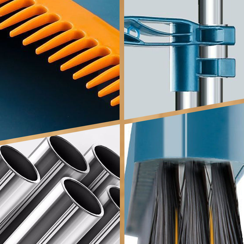 💝Stand-Up Dustpan Set with 180° Rotating Broom