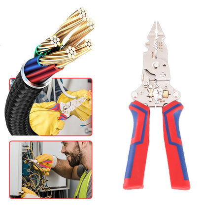 Multi-Functional Folding Electrician's Pliers With Electric Measuring Function
