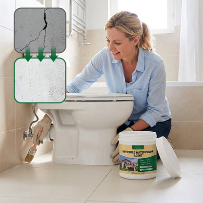 💧🖌️ Transparent Waterproof Sealant – brush-on clear barrier seals small leaks & cracks. No demolition, keeps original look! 🏠✅