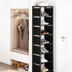 👠🚪 Vertical Shoe Rack for Entryway – Space-Saving, Sturdy Metal Frame & Easy Assembly 👟