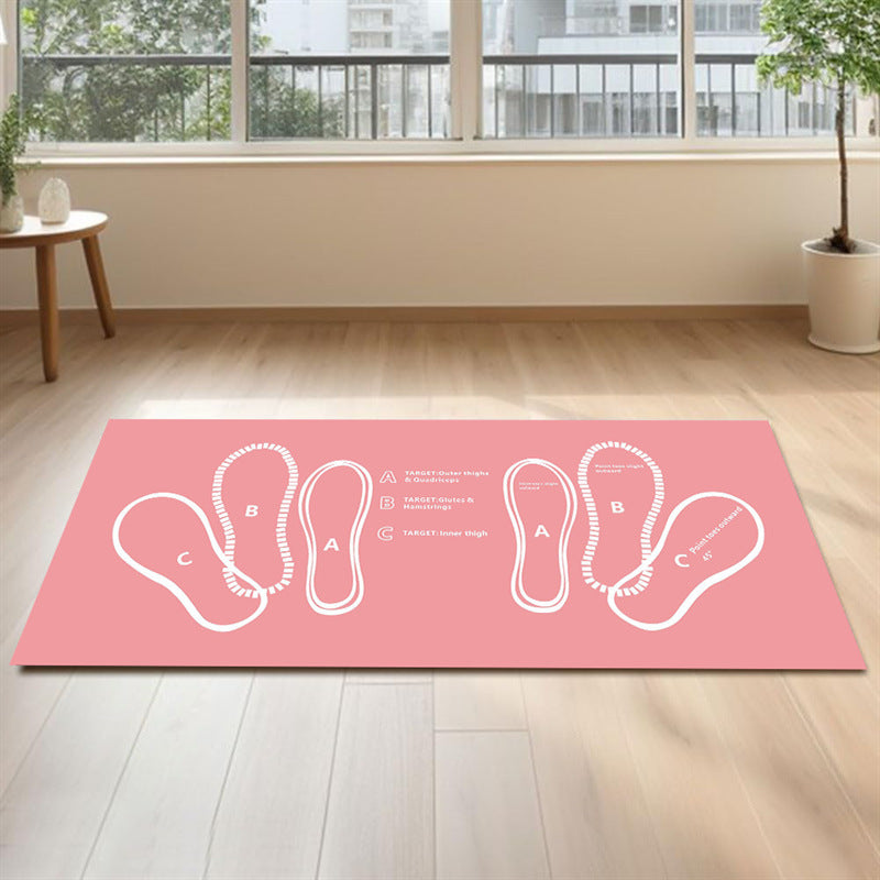 Non-Slip Diatomaceous Earth Squat Target Mat