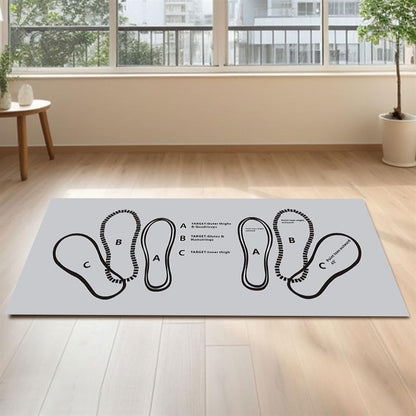 Non-Slip Diatomaceous Earth Squat Target Mat