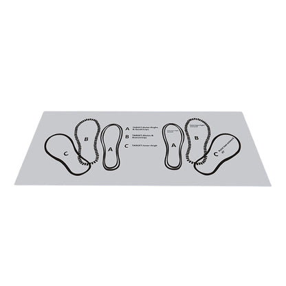 Non-Slip Diatomaceous Earth Squat Target Mat