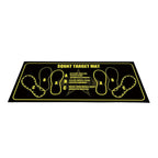 Non-Slip Diatomaceous Earth Squat Target Mat