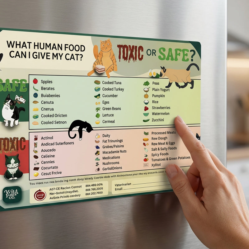 Cat Food Safety Guide Magnet