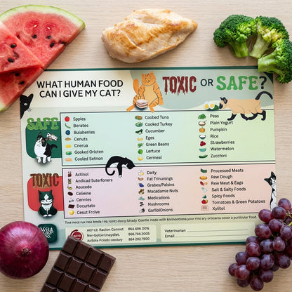 Cat Food Safety Guide Magnet