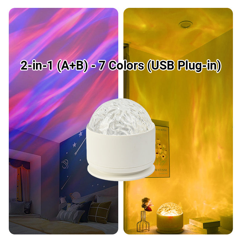 Aurora Night Light Projector with Remote Control