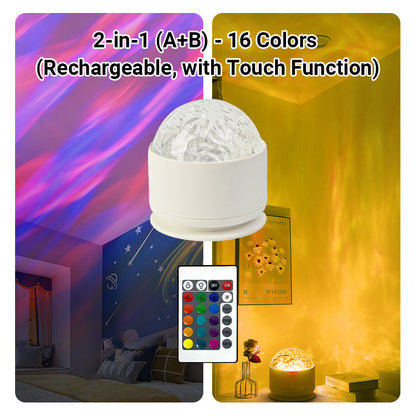Aurora Night Light Projector with Remote Control