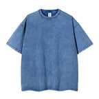 🔥Loose Vintage Solid Color Short Sleeve Top