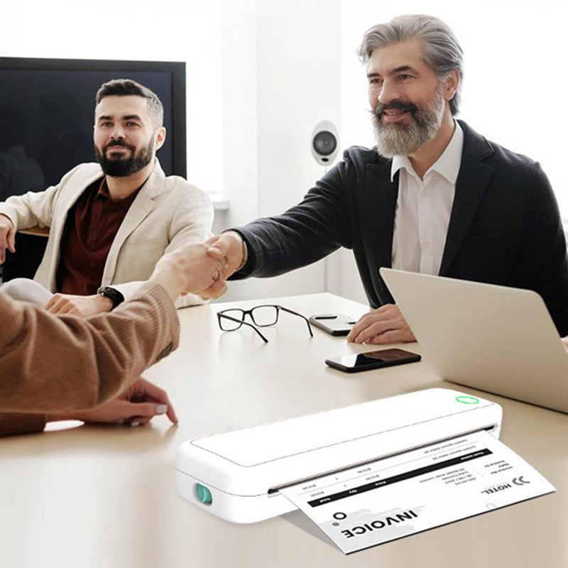 A4 Mini Thermal Wireless Printer with Paper