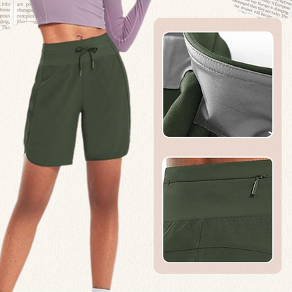 🔥Women's Active 7 Inseam Athletic Long Running High Wasistband Shorts