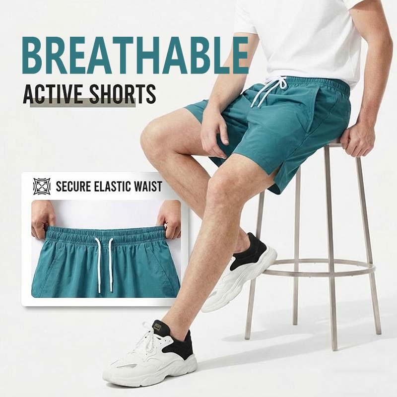 Men's Quick-Dry Athletic Running Shorts