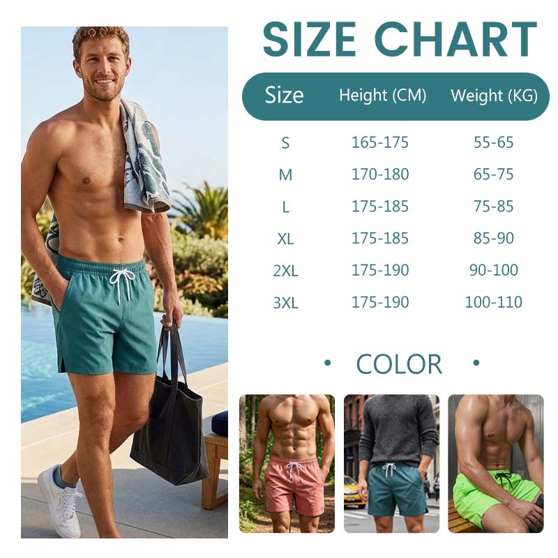 Men's Quick-Dry Athletic Running Shorts