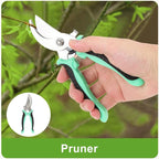 Heavy-Duty Garden Tool 9-Piece Set