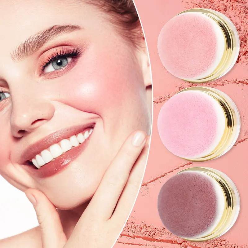 📢📢BUY 1 GET 1 FREE⏰Portable Powder Blush with Puff Applicator