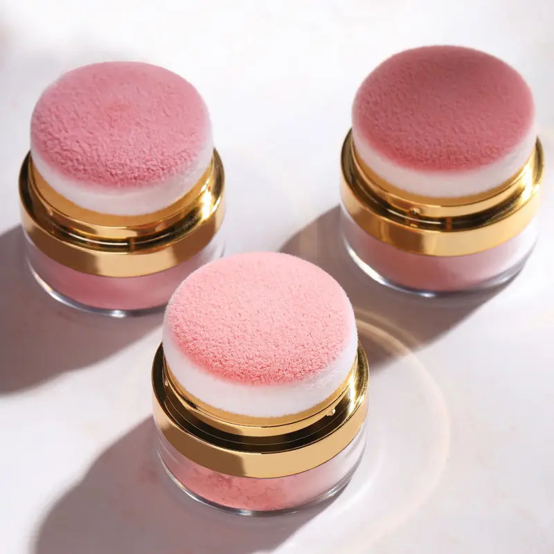 📢📢BUY 1 GET 1 FREE⏰Portable Powder Blush with Puff Applicator