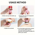 📢📢BUY 1 GET 1 FREE⏰Portable Powder Blush with Puff Applicator