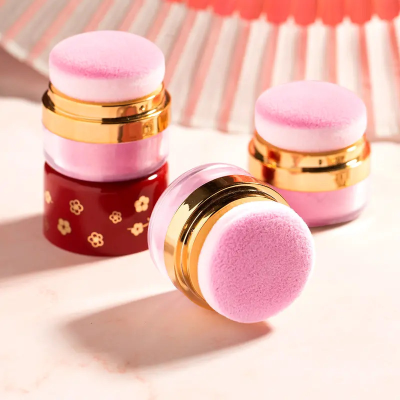 📢📢BUY 1 GET 1 FREE⏰Portable Powder Blush with Puff Applicator