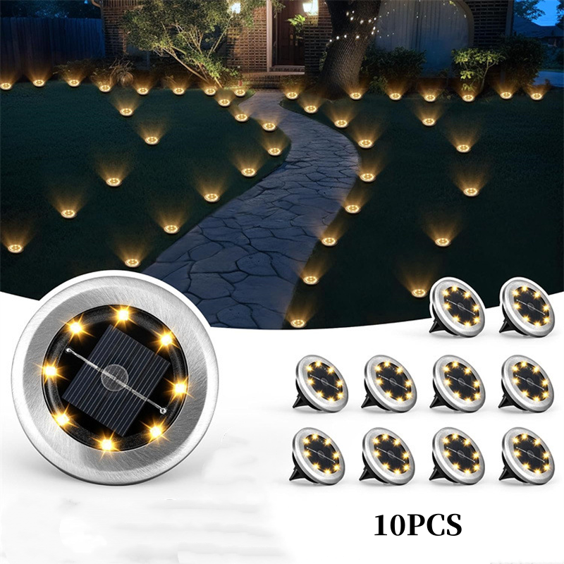 Outdoor Waterproof Solar Ground Light - 2 Pack/Set🏡💡