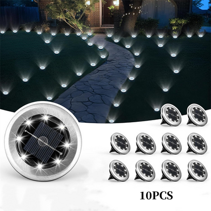 Outdoor Waterproof Solar Ground Light - 2 Pack/Set🏡💡