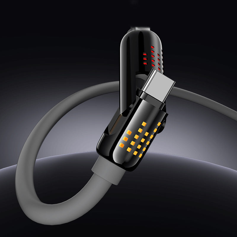 4-in-1 Fast Charging Data Cable with Breathing Light