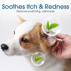🐶🐱 Ear cleaner, Relieves itching in dogs & cats