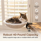 Cordless Foldable Cat Window Perch