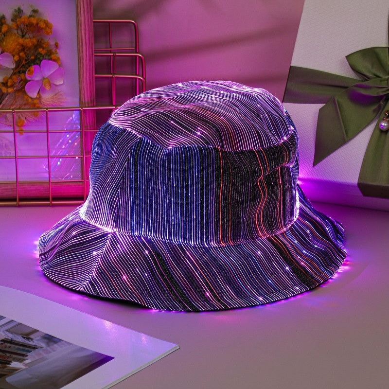 Luminous Fiber Optic Bucket Hat
