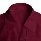 Women's Long Sleeve Button-Down Bodysuit Shirt